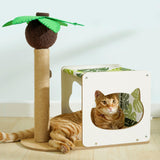 Cat House Kitty Scratch Posts Furniture Protector Sleeping Scratching Post - Aladdin Shoppers