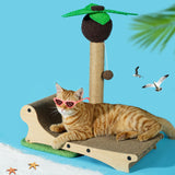 Cat Scratching Post Scratcher Grind Claws with Ball Cats Nest Sofa for Kitten - Aladdin Shoppers