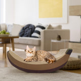 Scratcher Pad Cat Scratcher Durable Ornament Indoor Living Room Activities Brown 31.5x22x11cm - Aladdin Shoppers