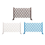 Wooden Pet Fence Expanding Room Divider Barrier Dog Gate for House Stair Brown - Aladdin Shoppers
