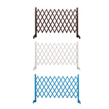 Wooden Pet Fence Expanding Room Divider Barrier Dog Gate for House Stair Brown - Aladdin Shoppers