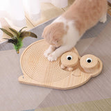 Cat Scratcher Durable Practical Cat Scratching Board for Kitty Training Snail - Aladdin Shoppers
