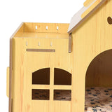 Wooden Kitty House Cat Shelter Comfortable for Small Dogs Without Door - Aladdin Shoppers
