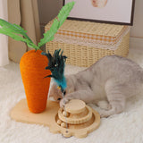 Turntable Interactive Toy Furniture Protector Cat Claw Cat Scratching Post - Aladdin Shoppers