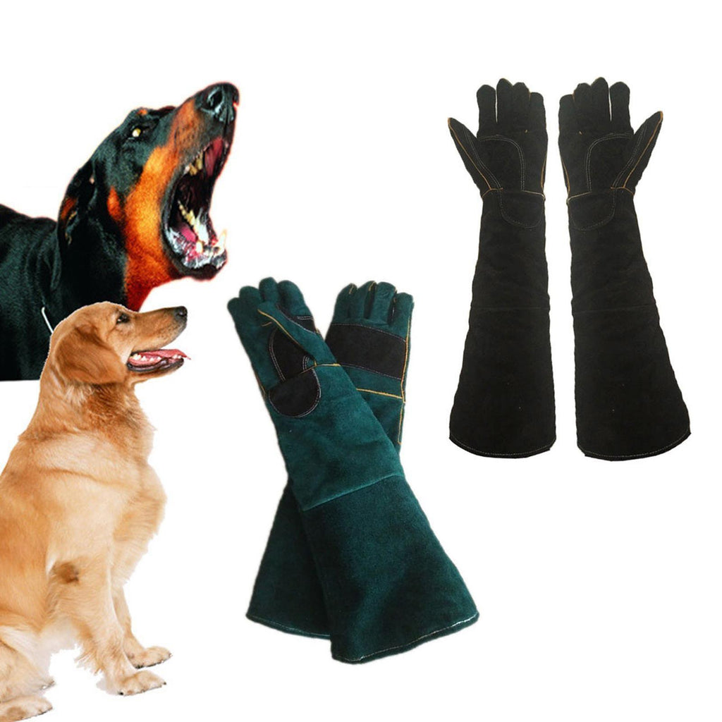 Maxbell Maxbell Animal Handling Gloves Anti Bite Protective Gloves for Dogs  Green