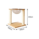 Durable Cat Scratch Post Plush Perch Kitten Scratcher Cats Climbing Frame - Aladdin Shoppers