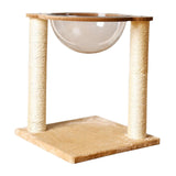 Durable Cat Scratch Post Plush Perch Kitten Scratcher Cats Climbing Frame - Aladdin Shoppers