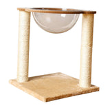 Durable Cat Scratch Post Plush Perch Kitten Scratcher Cats Climbing Frame - Aladdin Shoppers