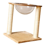 Durable Cat Scratch Post Plush Perch Kitten Scratcher Cats Climbing Frame - Aladdin Shoppers