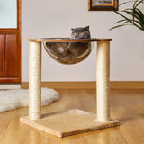 Durable Cat Scratch Post Plush Perch Kitten Scratcher Cats Climbing Frame - Aladdin Shoppers