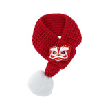Cat Knit Scarf, Dog Scarf Neck Warmer Bandana Pet Scarf for New Year Festive S - Aladdin Shoppers