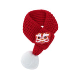 Cat Knit Scarf, Dog Scarf Neck Warmer Bandana Pet Scarf for New Year Festive M - Aladdin Shoppers