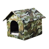 Outdoor Feral Cats Warm House Waterproof Tent Thickened Stray Cats Shelter 35cmx30cmx35cm - Aladdin Shoppers