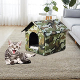 Outdoor Feral Cats Warm House Waterproof Tent Thickened Stray Cats Shelter 35cmx30cmx35cm - Aladdin Shoppers