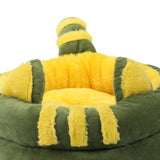 Dog Bed Comfortable Nesting Cave Non Slip Bottom for Cats Kitty Kitten Green Small - Aladdin Shoppers