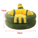 Dog Bed Comfortable Nesting Cave Non Slip Bottom for Cats Kitty Kitten Green Small - Aladdin Shoppers