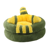 Dog Bed Comfortable Nesting Cave Non Slip Bottom for Cats Kitty Kitten Green Small - Aladdin Shoppers