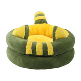 Dog Bed Comfortable Nesting Cave Non Slip Bottom for Cats Kitty Kitten Green Small - Aladdin Shoppers