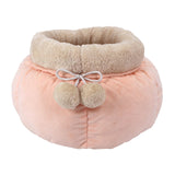 Pocket Shape Cat Bed Soft Cozy Cute Kitten Nest for Pets Supplies Pink Small - Aladdin Shoppers