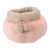 Pocket Shape Cat Bed Soft Cozy Cute Kitten Nest for Pets Supplies Pink Small - Aladdin Shoppers