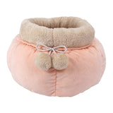 Pocket Shape Cat Bed Soft Cozy Cute Kitten Nest for Pets Supplies Pink Small - Aladdin Shoppers