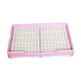 Indoor Pet Training Toilet Tray Puppy Pee Tray Potty Trainer for Kitten S Pink - Aladdin Shoppers