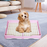 Indoor Pet Training Toilet Tray Puppy Pee Tray Potty Trainer for Kitten S Pink - Aladdin Shoppers