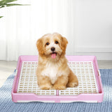 Indoor Pet Training Toilet Tray Puppy Pee Tray Potty Trainer for Kitten S Pink - Aladdin Shoppers