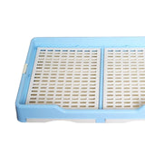 Indoor Pet Training Toilet Tray Puppy Pee Tray Potty Trainer for Kitten M Blue - Aladdin Shoppers