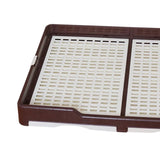 Indoor Pet Training Toilet Tray Puppy Pee Tray Potty Trainer for Kitten S Coffee - Aladdin Shoppers