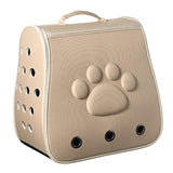 Cat Backpack Carrier Carrying Bag Portable for Outdoor Hiking for Small Dogs Khaki - Aladdin Shoppers