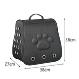 Cat Backpack Carrier Carrying Bag Portable for Outdoor Hiking for Small Dogs black - Aladdin Shoppers