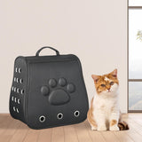 Cat Backpack Carrier Carrying Bag Portable for Outdoor Hiking for Small Dogs black - Aladdin Shoppers