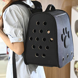 Cat Backpack Carrier Carrying Bag Portable for Outdoor Hiking for Small Dogs black - Aladdin Shoppers