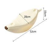 Banana Cats Bed House Lovely Pet Supplies Warm for Kittens Dogs Bed Beige - Aladdin Shoppers