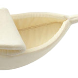 Banana Cats Bed House Lovely Pet Supplies Warm for Kittens Dogs Bed Beige - Aladdin Shoppers