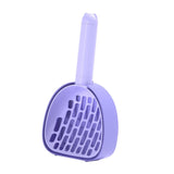 Cat Litter Dustpan Pet Litter Scooper Indoor Sand Sifting Pet Cleaning Tool Purple - Aladdin Shoppers