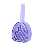 Cat Litter Dustpan Pet Litter Scooper Indoor Sand Sifting Pet Cleaning Tool Purple - Aladdin Shoppers