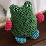 Pet Chew Toy Pet Vocal Toy Increase IQ Playing Interactive Dog Squeaky Toys Frog - Aladdin Shoppers