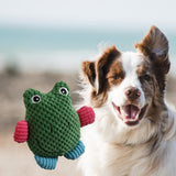 Pet Chew Toy Pet Vocal Toy Increase IQ Playing Interactive Dog Squeaky Toys Frog - Aladdin Shoppers