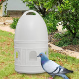 Pigeon Water Dispenser Feeder Large Capacity Bird Drinker for Parakeet White - Aladdin Shoppers