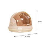 Lightweight Cat Carrier Dog Travel Case Box Breathable Handbag for Camping Light Pink - Aladdin Shoppers