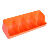 Piglet Fodder Trough Poultry Farming Feeder Animal Husbandry Accessories 4 Slot Orange - Aladdin Shoppers