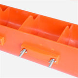 Piglet Fodder Trough Poultry Farming Feeder Animal Husbandry Accessories 4 Slot Orange - Aladdin Shoppers