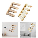 Wall Mounted Cat Stairway Indoor Cats Climbing Shelves for Door Apartment 4 Steps 40x22x6cm - Aladdin Shoppers