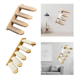 Wall Mounted Cat Stairway Indoor Cats Climbing Shelves for Door Apartment 4 Steps 40x22x6cm - Aladdin Shoppers