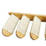 Wall Mounted Cat Stairway Indoor Cats Climbing Shelves for Door Apartment 5 Step 54x20x22cm - Aladdin Shoppers