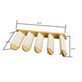 Wall Mounted Cat Stairway Indoor Cats Climbing Shelves for Door Apartment 5 Step 54x20x22cm - Aladdin Shoppers