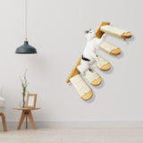 Wall Mounted Cat Stairway Indoor Cats Climbing Shelves for Door Apartment 5 Step 54x20x22cm - Aladdin Shoppers