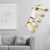 Wall Mounted Cat Stairway Indoor Cats Climbing Shelves for Door Apartment 5 Step 54x20x22cm - Aladdin Shoppers